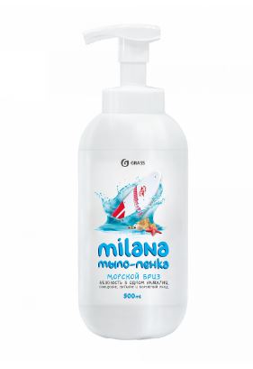 Жидкое мыло - пенка GRASS "Milana" Морской бриз 500мл 1/12 125333