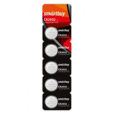 Батарейки  Smartbuy CR2032/5B 5шт/уп на блистере