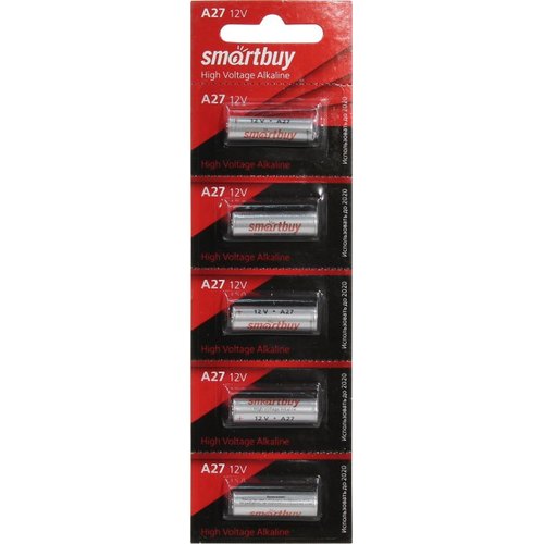 Батарейки  Smartbuy A27/5В 5шт/уп на блистере