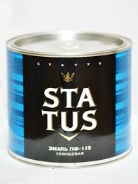Эмаль   STATUS ПФ-115 шоколад 1,8кг/6шт