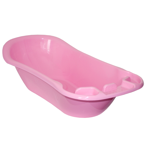 Ванночка детская пластмассовая розовая Милих