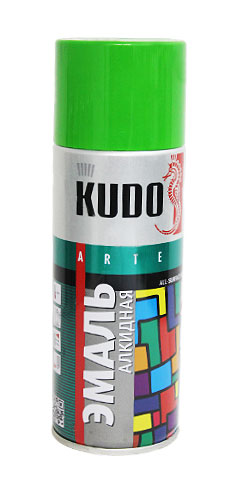 Аэрозоль  KUDO-10088 салатовая 520 мл 1/12шт