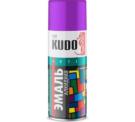 Аэрозоль  KUDO-1015 фиолетовая 520 мл 1/12шт
