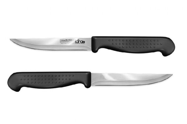 Нож  кухонный LARA LR05-42 универсальный 10,1см/4", черная пластиковая ручка (блистер)