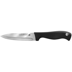 Нож  кухонный LARA LR05-45 поварской 17,8см/7", черная пластиковая ручка (блистер)
