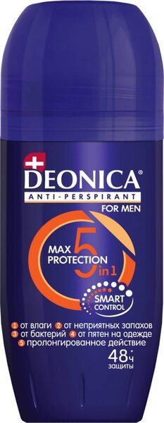 Антиперспирант ролик Арнест DEONICA FOR MEN 5 protection 50мл для мужчин