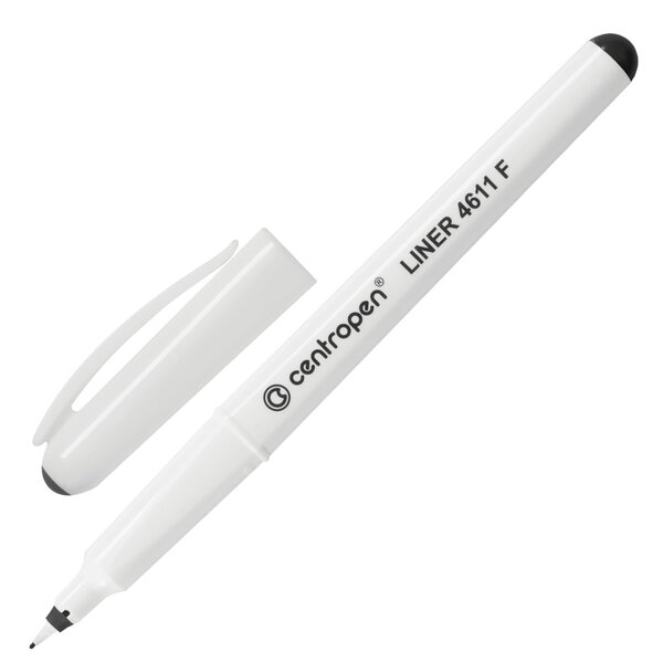 Ручка  капиллярная CENTROPEN Liner черная трехгран.,0,3мм, 142292