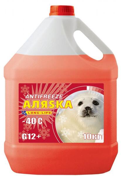 Антифриз "Аляска" -40 охлажд. жидкость красный 10кг