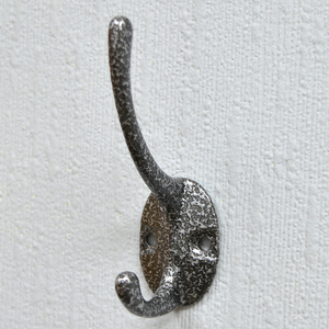 Крючок-вешалка одинарный №24 серебро